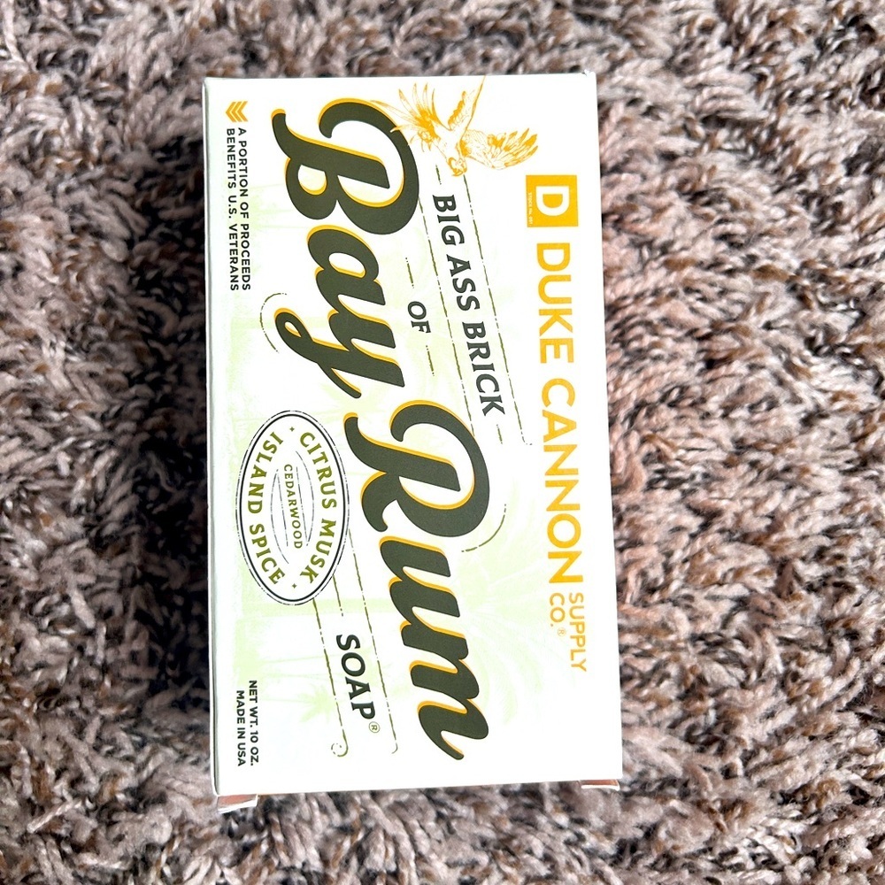 Duke Cannon Supply Co. Big Ass Brick of Bay Rum Soap – Citrus Musk (10 oz)